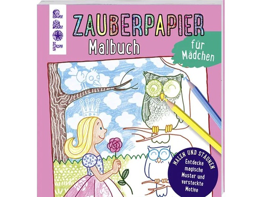 [90104698 1158490] Frechverlag Malbuch Mädchen 21.3 x 21.1 cm