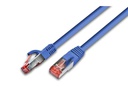 Wirewin Patchkabel RJ-45 - RJ-45, Cat 6, S/FTP, 0.5 m, Blau