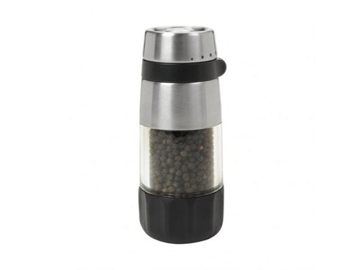 [90104860 245818] Oxo Good Grips Pfeffermühle 14 cm, Schwarz/Silber/Transparent