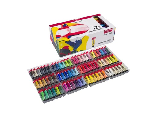 [90104925 995832] Amsterdam Acrylfarbe Standard Serie Set 72 x 20 ml