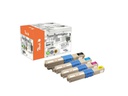 Peach Tonerset OKI 44973533-6 BK, C, M, Y