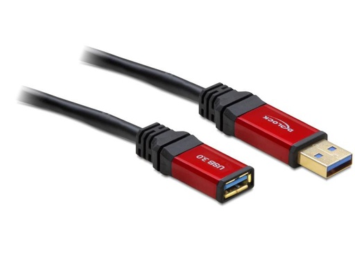 [90104991 609271] Delock USB 3.0-Verlängerungskabel Premium USB A - USB A 2 m