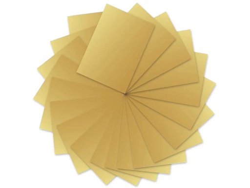 [90105006 584685] URSUS Tonzeichenpapier 50 x 70 cm, 130 g/m², 10 Blatt, Gold