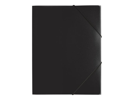 [90105041 884084] Pagna Gummibandmappe A4 PP Schwarz