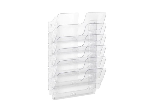 [90105086 1020428] DURABLE Prospektständer Flexiplus 6 A4 quer, Transparent