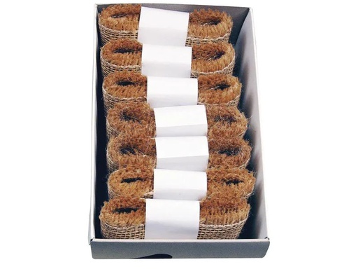 [90105131 641040] GOLDINA Juteband 6 cm x 2 m, Braun, 1 Stück