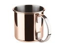 Paderno Cocktailbecher Moscow Mule Glatt, 500 ml, 1 Stück, Kupfer