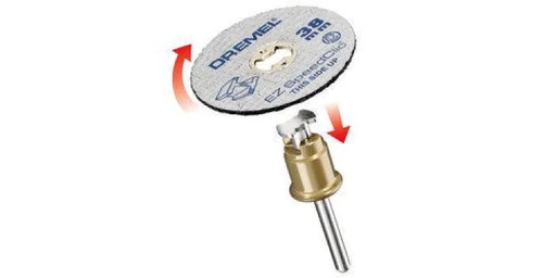 [90105407 307360] Dremel Aufspanndorn EZ SpeedClic SC406 Starter-Set, 2 Teile