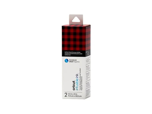 [90105473 1186393] Cricut Aufbügelfolie Joy Infusible Ink 2 Stück, Karomuster