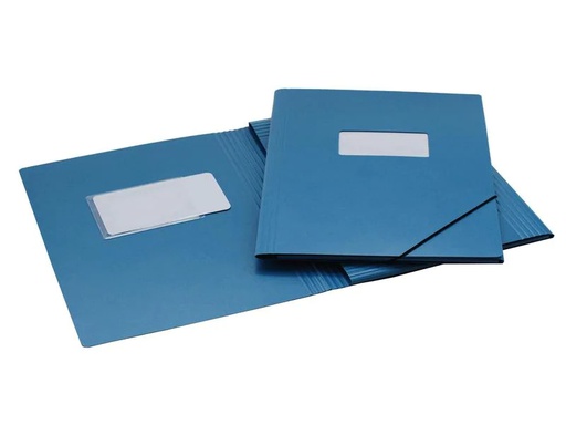 [90010528 1139164] EROLA Gummibandmappe Pressspan A4 Blau