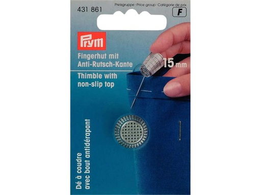 [90105579 1175013] Prym Fingerhut Ø 1.5 cm Silber