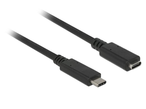 [90105613 770127] Delock USB 3.1-Verlängerungskabel 10Gbps PD 60W USB C - USB C 1 m