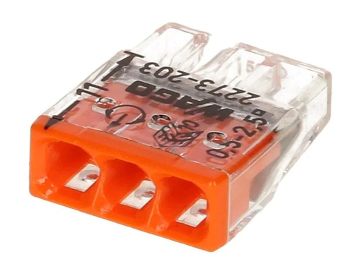 [90105715 941739] WAGO Steckklemme Contact COMPACT 3-fach, 10 Stück