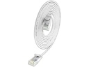 SLIM Slimpatchkabel RJ-45 - RJ-45, Cat 6, UTP, 7.5 m, Weiss
