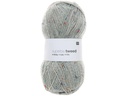 Rico Design Wolle Soft Tweed für Socken 4-fädig, 100 g, Hellgrau