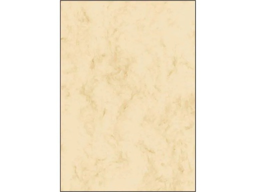 [90105755 1039685] Sigel DP181 Marmorpapier, A4, Beige