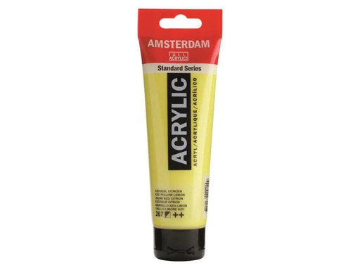 [90105791 995898] Amsterdam Acrylfarbe Standard 267 Azogelb zitron halbdeckend, 120 ml