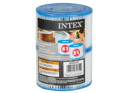 [90105801 644346] Intex Pool-Filterkartusche Pure Spa Typ S1 Doppelpack