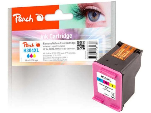 [90105873 665143] Peach Tinte HP Nr. 304XL (N9K07AE) Color