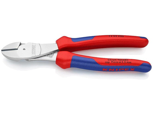 [90105950 695697] Knipex Kraft-Seitenschneider 200 mm verchromt