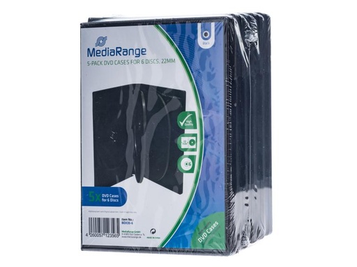 [90106033 109687] MediaRange Hülle DVD 6 Disc