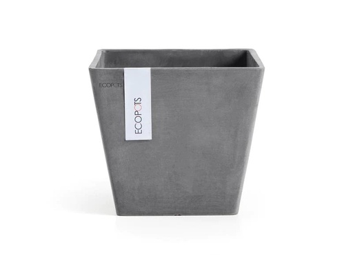[90106036 1213480] Ecopots Pflanzentopf Rotterdam 20 Grau