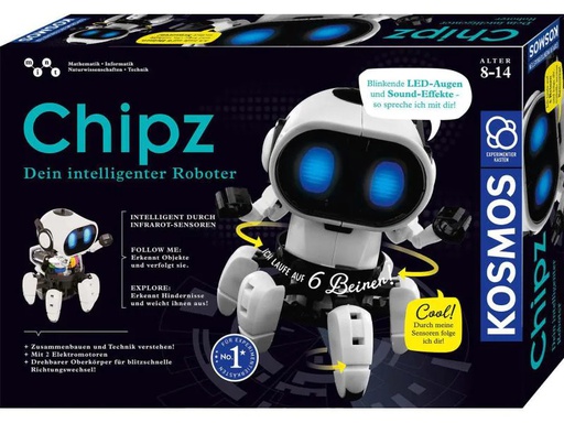 [90106169 880488] Kosmos Experimentierkasten Chipz – Dein intelligenter Roboter