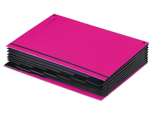 [90106355 990143] Pagna Ordnungsmappe A4 Trend Pink, 7 Fächer