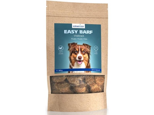 [90010615 1197370] Eric Schweizer Biscuits Easy Barf Vitalsnack, Poulet, 180 g