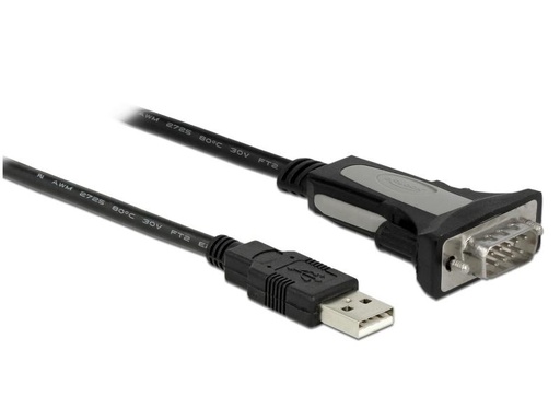 [90010621 925858] Delock Serial-Adapter USB-A zu RS-232 DB9, 3m
