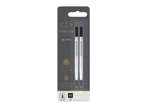 [90106450 545895] Parker Patrone Quinkflow Mine 2 x Schwarz, Medium (M)