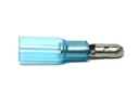 EP Rundstecker WP 4 mm, männlich, Blau, 10 Stk.
