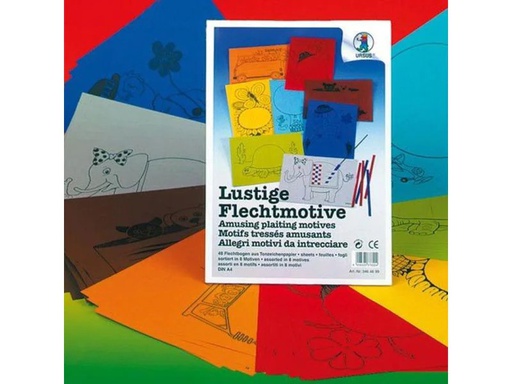 [90106794 811977] URSUS Bastelpapier 48 Flechtbogen