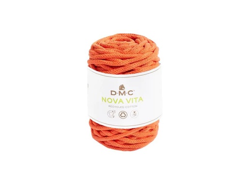 [90106809 1109455] DMC Wolle Nova Vita Makramee Cord 250 g Orange