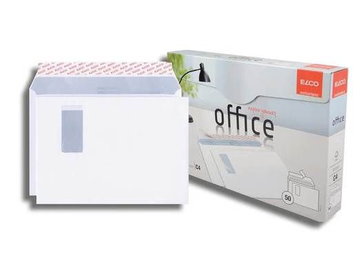 [90106967 1132473] ELCO Couvert Office Box C4 mit Fenster rechts, 50 Stück