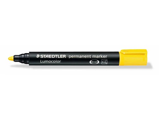 [90107002 914658] Staedtler Permanent-Marker Lumocolor 352 Gelb, permanent