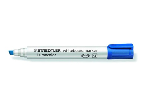 [90107173 914751] Staedtler Whiteboard-Marker Lumocolor 351 Blau, Keilspitze