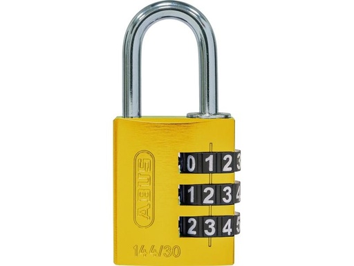 [90107243 1169178] Abus Zahlenschloss 144/30 B/DFNLI Gelb Aluminium