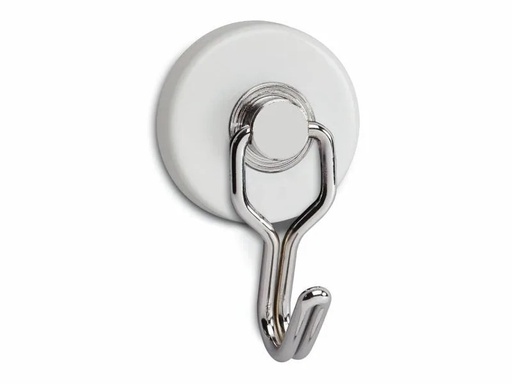 [90107274 609068] Maul Haftmagnet 2 x Ø 35 mm Karussellhaken Weiss