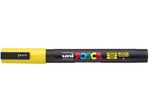 [90107288 779934] Uni Permanent-Marker POSCA 0.9-1.3 mm Gelb