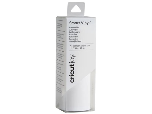 [90107329 1035866] Cricut Vinylfolie Joy 13.9 cm x 121.9 cm  Ablösbar, Weiss