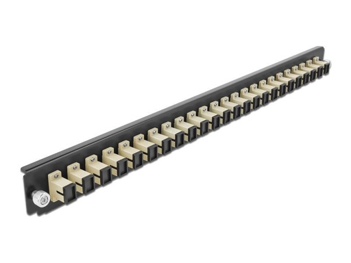 [90010715 1142972] Delock Verteilerplatte Frontblende 24 Port SC Simplex beige