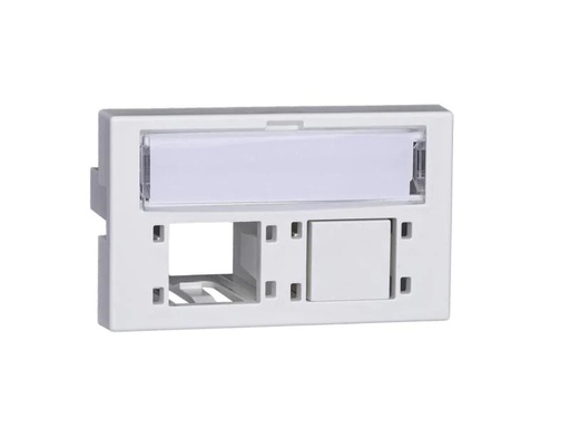 [90107372 969986] R&amp;M Netzwerkdose FLF 2 Port leer weiss für Kat 6A