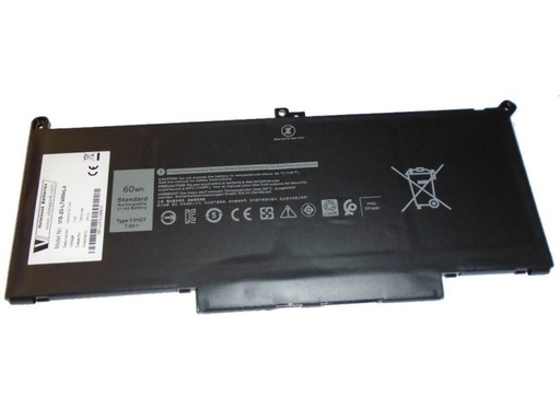 [90107535 935402] Vistaport Akku für DELL Latitude 7280/7480