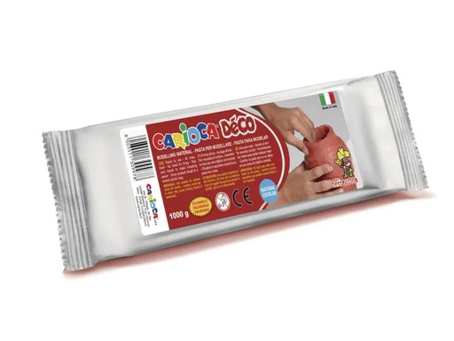 [90107845 722699] Carioca Modelliermasse Déco Terracotta 1000 g Terracotta