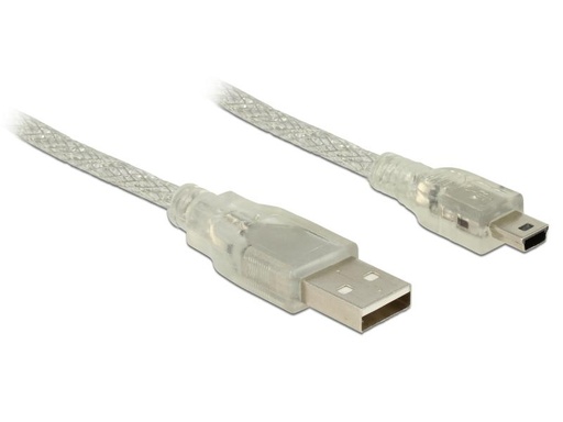 [90107889 720020] Delock USB 2.0-Kabel  USB A - Mini-USB B 0.5 m