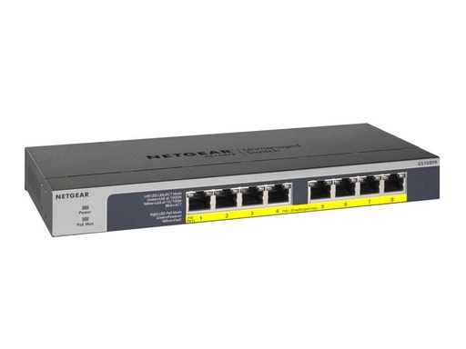 [90107901 659176] Netgear PoE+ Switch GS108PP 8 Port