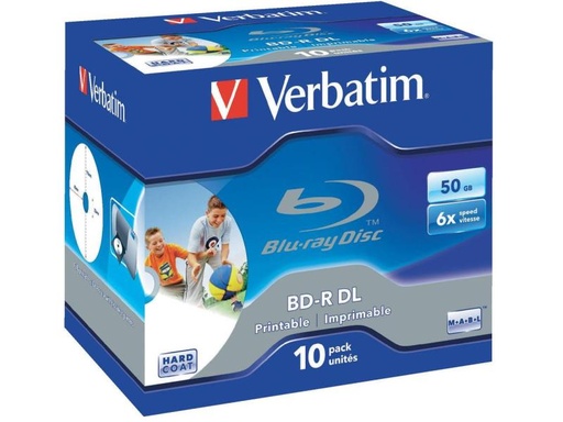 [90010773 151747] Verbatim BD-R 50 GB, Jewelcase (10 Stück)
