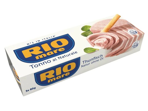 [90107992 1018399] RIO mare Dose Thunfisch Naturale 3 x 80 g
