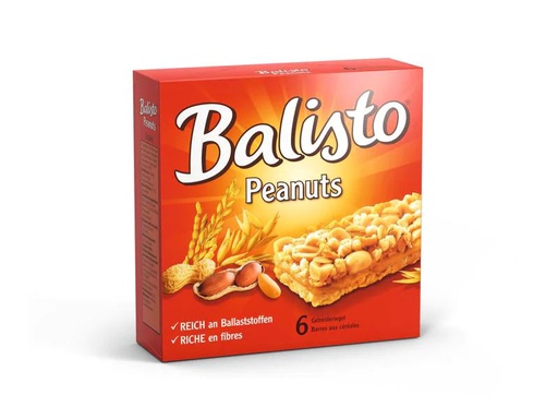 [90107996 724543] Balisto Riegel Peanuts 6 Stück